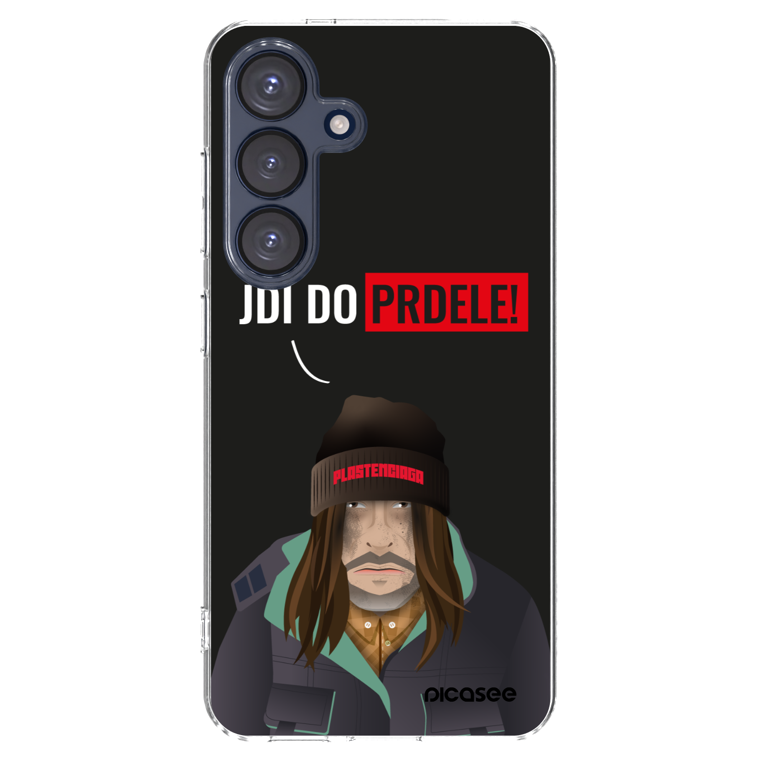 Picasee silikónový prehľadný obal pre Samsung Galaxy S25 5G - Bezďák