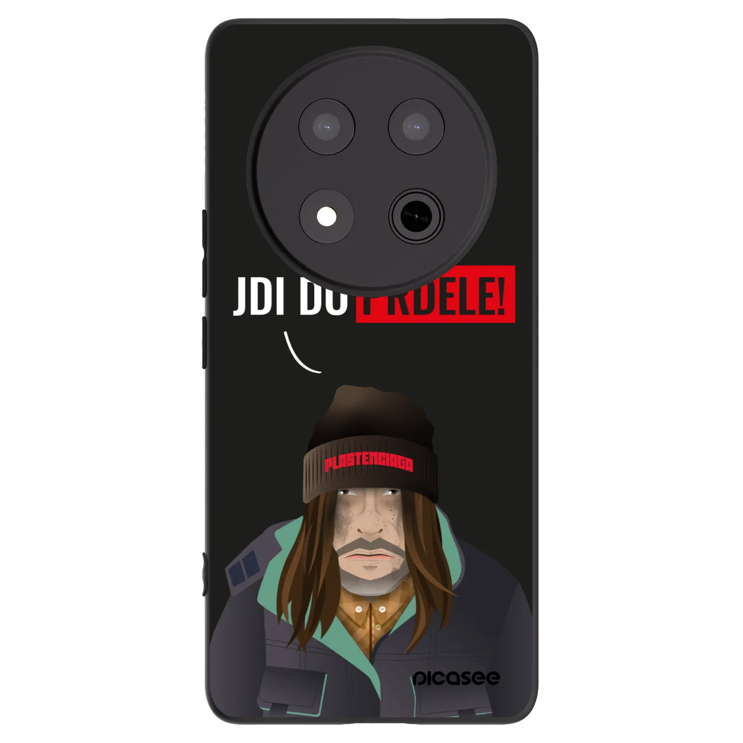 Picasee silikónový čierny obal pre Honor Magic7 Lite 5G - Bezďák