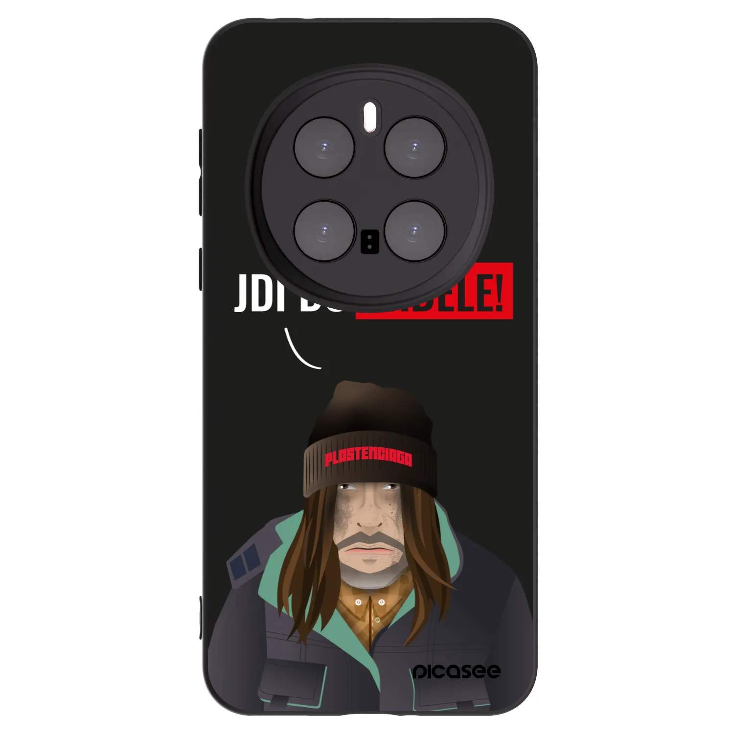 Picasee silikónový čierny obal pre Honor Magic7 Pro 5G - Bezďák