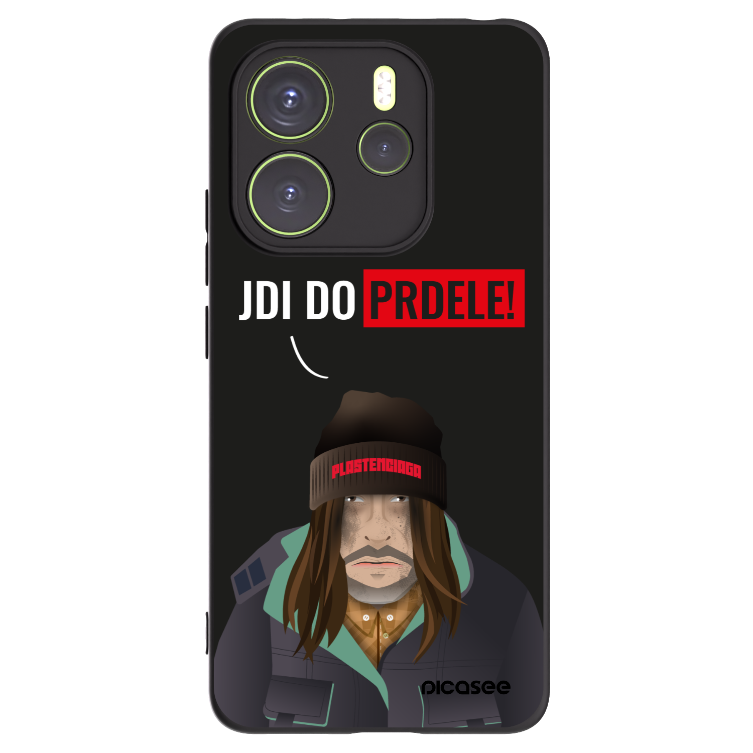Picasee silikónový čierny obal pre Xiaomi Redmi Note 14 4G - Bezďák