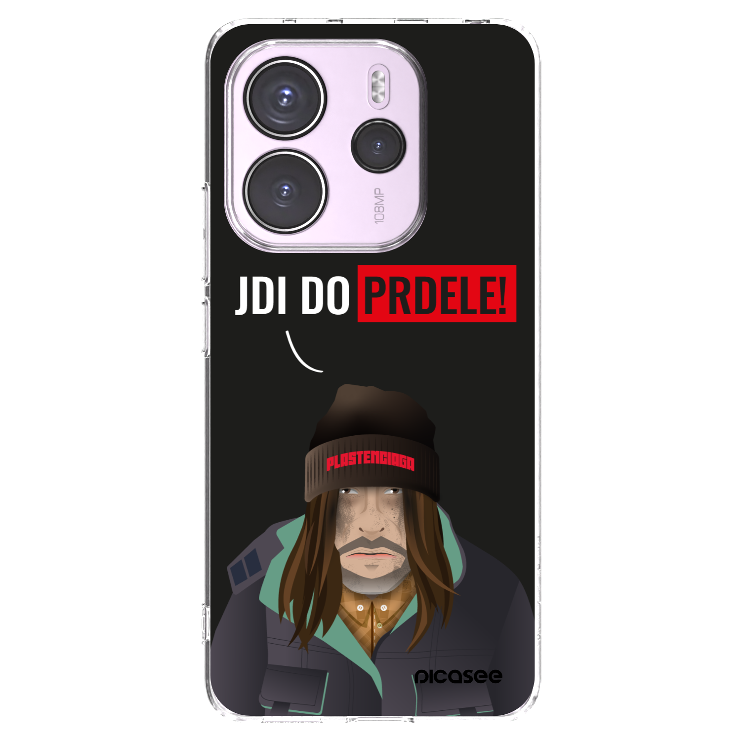 Picasee silikónový prehľadný obal pre Xiaomi Redmi Note 14 4G - Bezďák