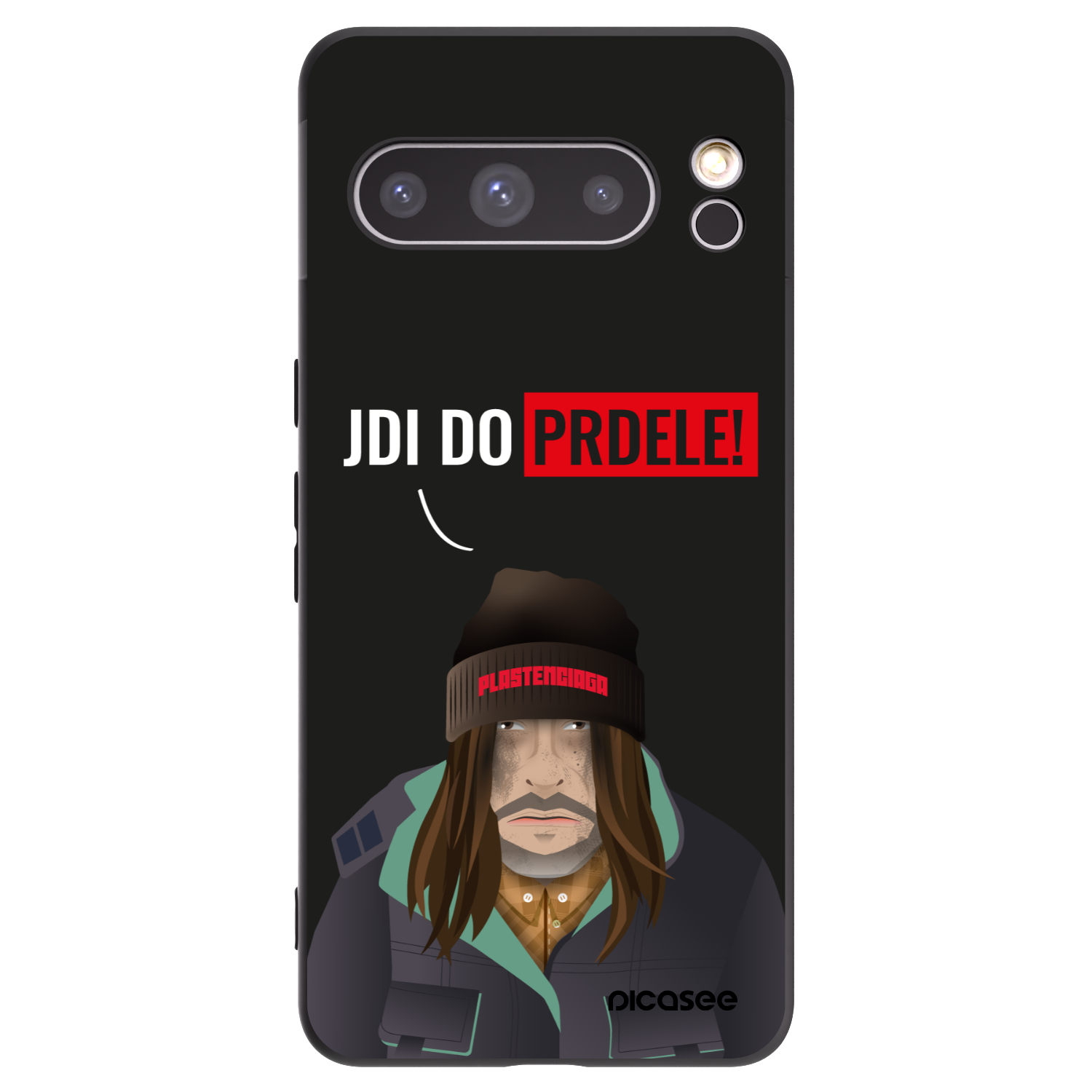 Picasee silikónový čierny obal pre Google Pixel 8 Pro - Bezďák