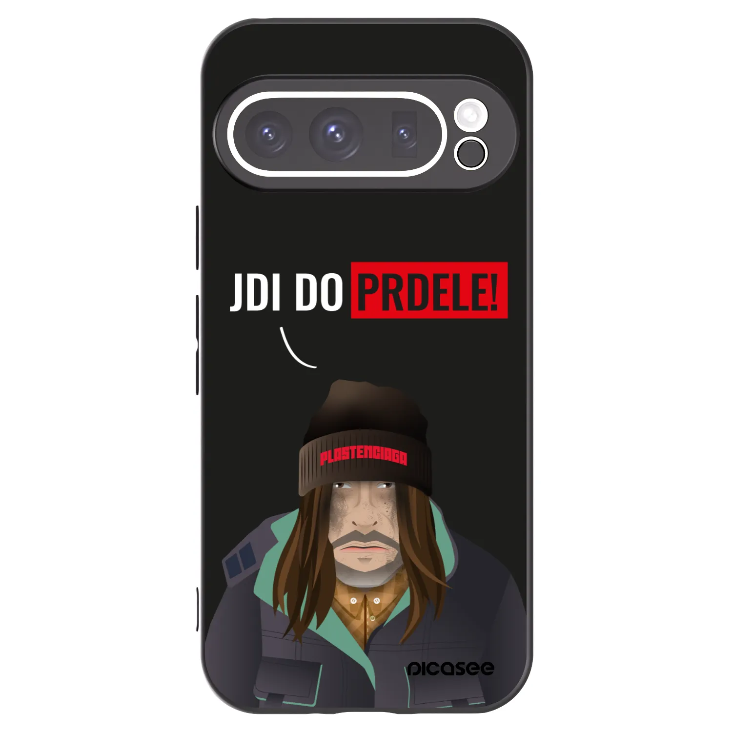 Picasee silikónový čierny obal pre Google Pixel 9 Pro - Bezďák