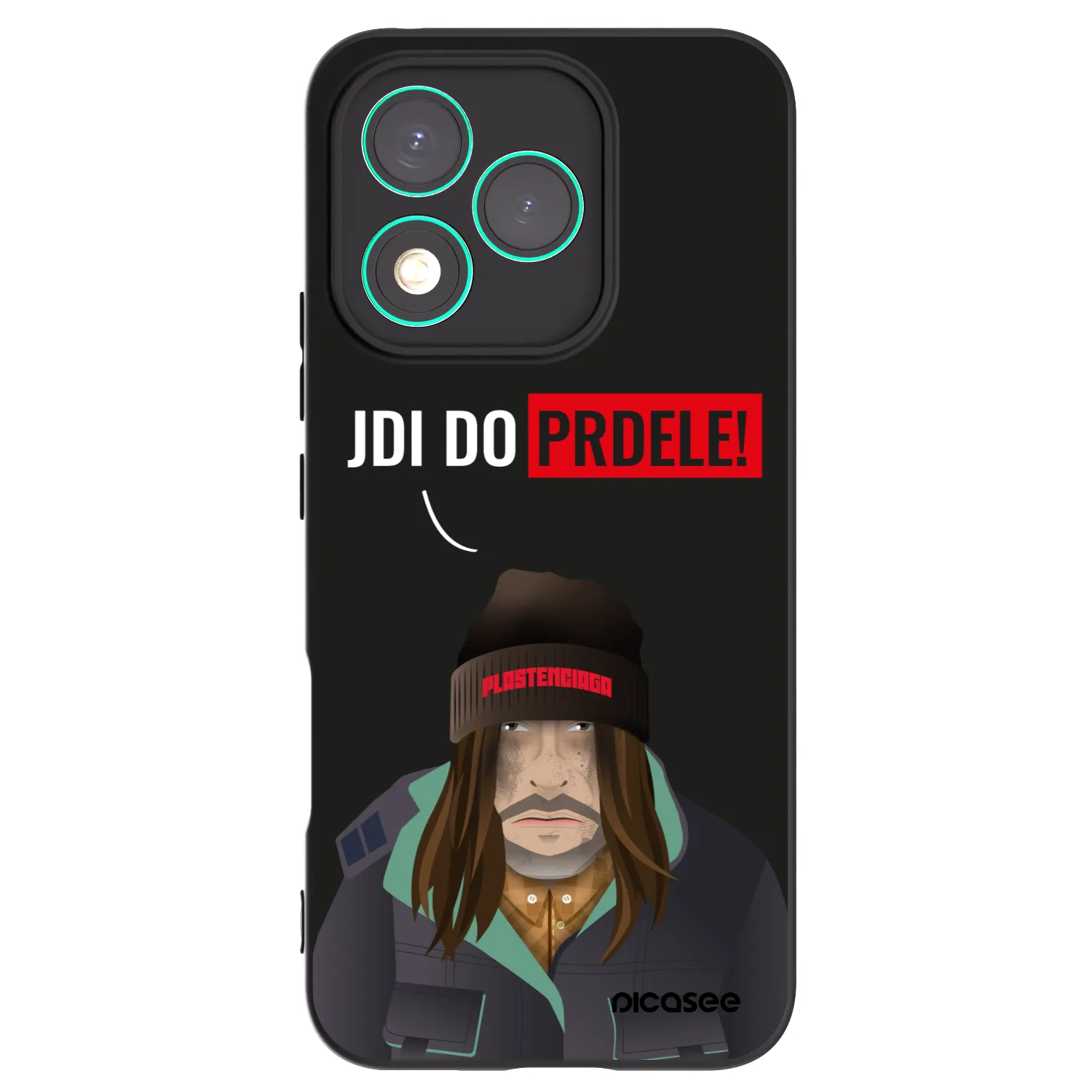 Picasee silikónový čierny obal pre Honor 400 Lite 5G - Bezďák