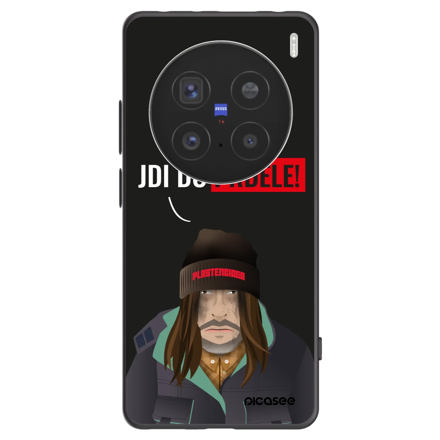 Picasee silikónový čierny obal pre Vivo X200 Pro - Bezďák