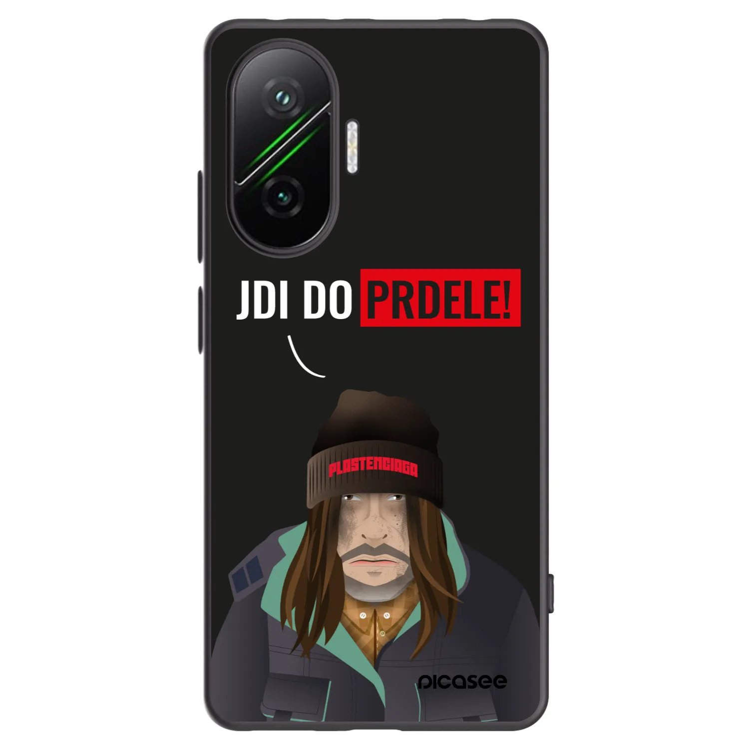 Silikónový čierny obal pre Xiaomi Poco F7 Pro 5G - Bezďák
