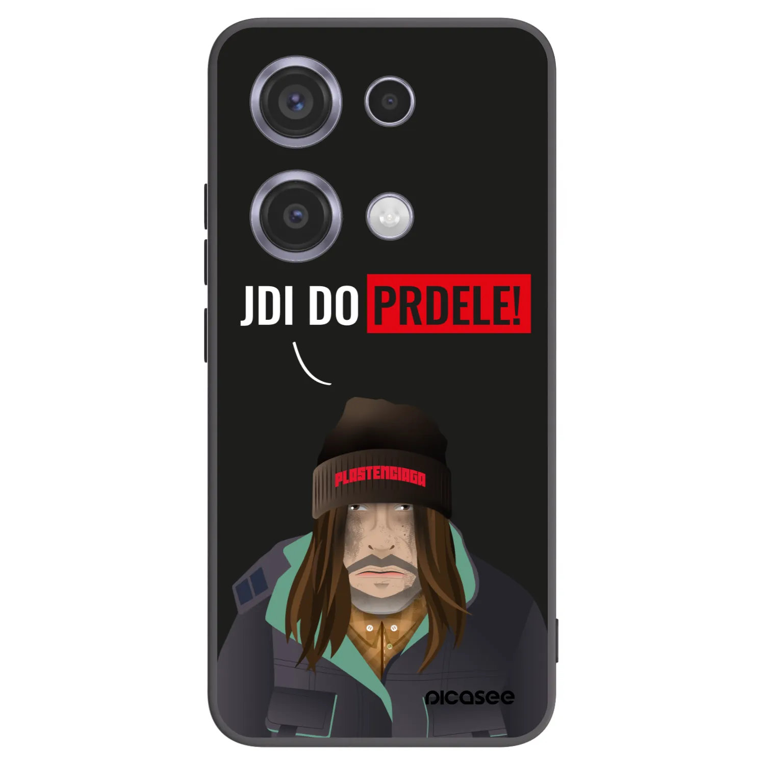 Picasee silikónový čierny obal pre Xiaomi Redmi Note 14S - Bezďák