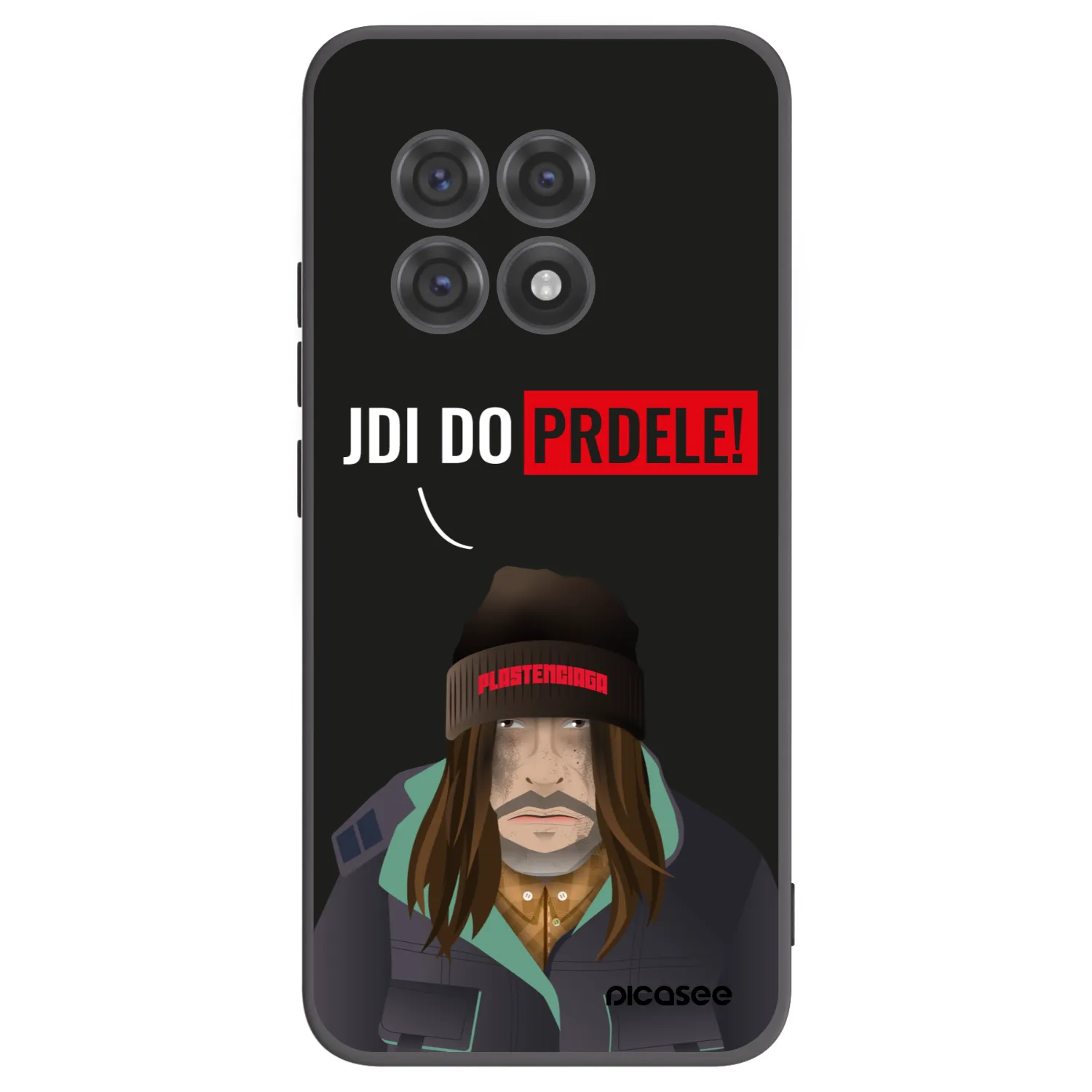 Silikónový čierny obal pre OnePlus 13R 5G - Bezďák