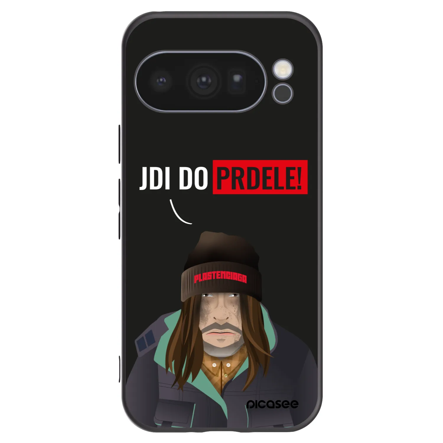 Picasee silikónový čierny obal pre Google Pixel 10 Pro - Bezďák