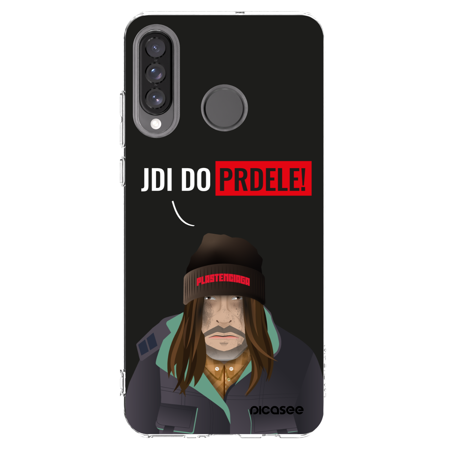 Picasee silikónový prehľadný obal pre Huawei P30 Lite - Bezďák