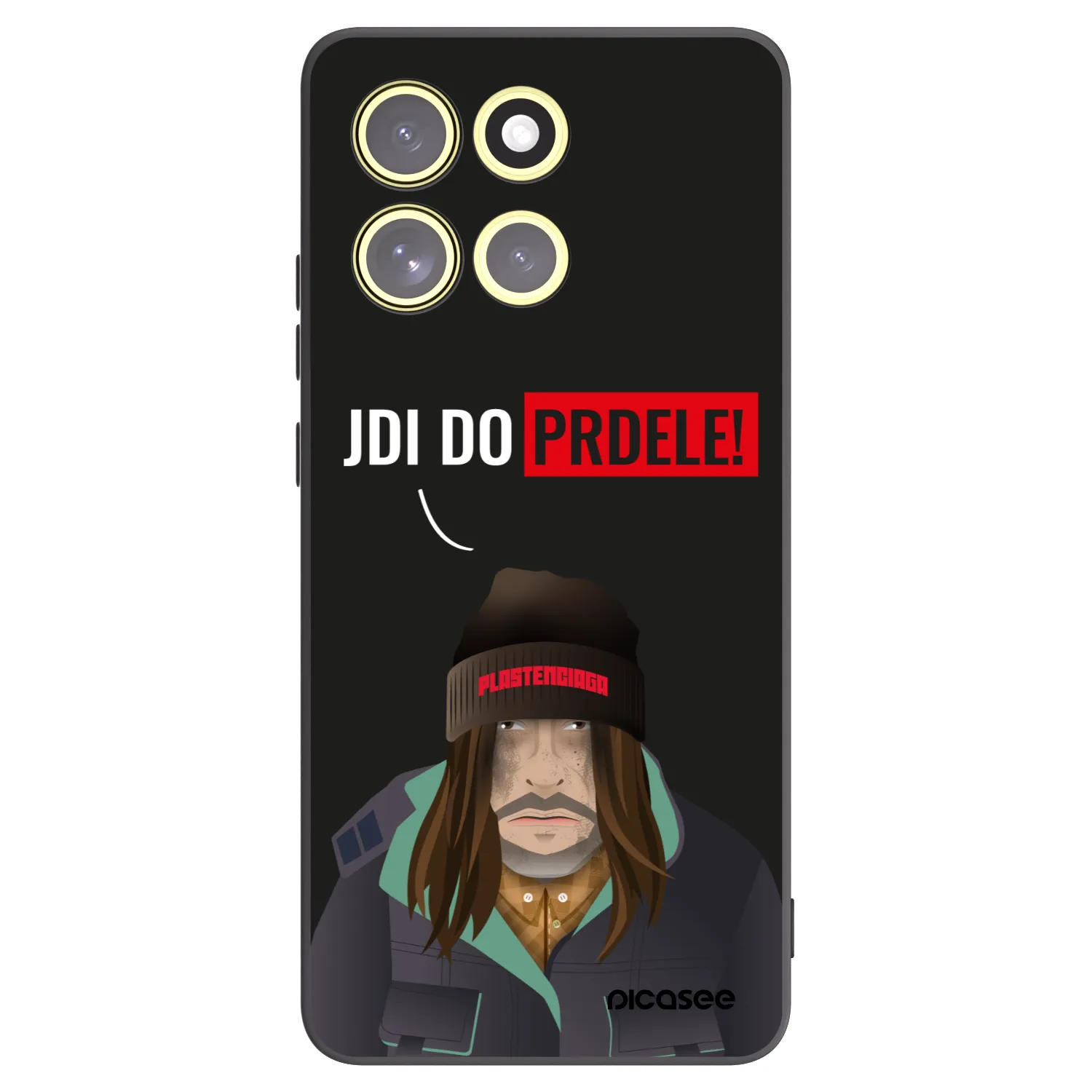 Picasee silikónový čierny obal pre Motorola Moto G86 Power 5G - Bezďák