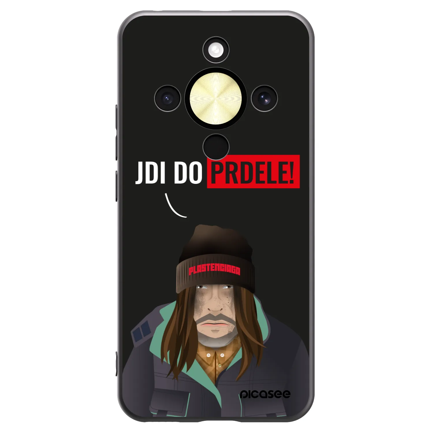 Picasee silikónový čierny obal pre Honor Magic8 Lite 5G - Bezďák