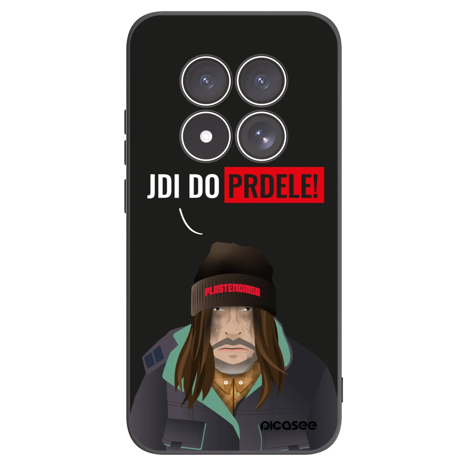 Picasee silikónový čierny obal pre Xiaomi Redmi Note 15 Pro 5G - Bezďák
