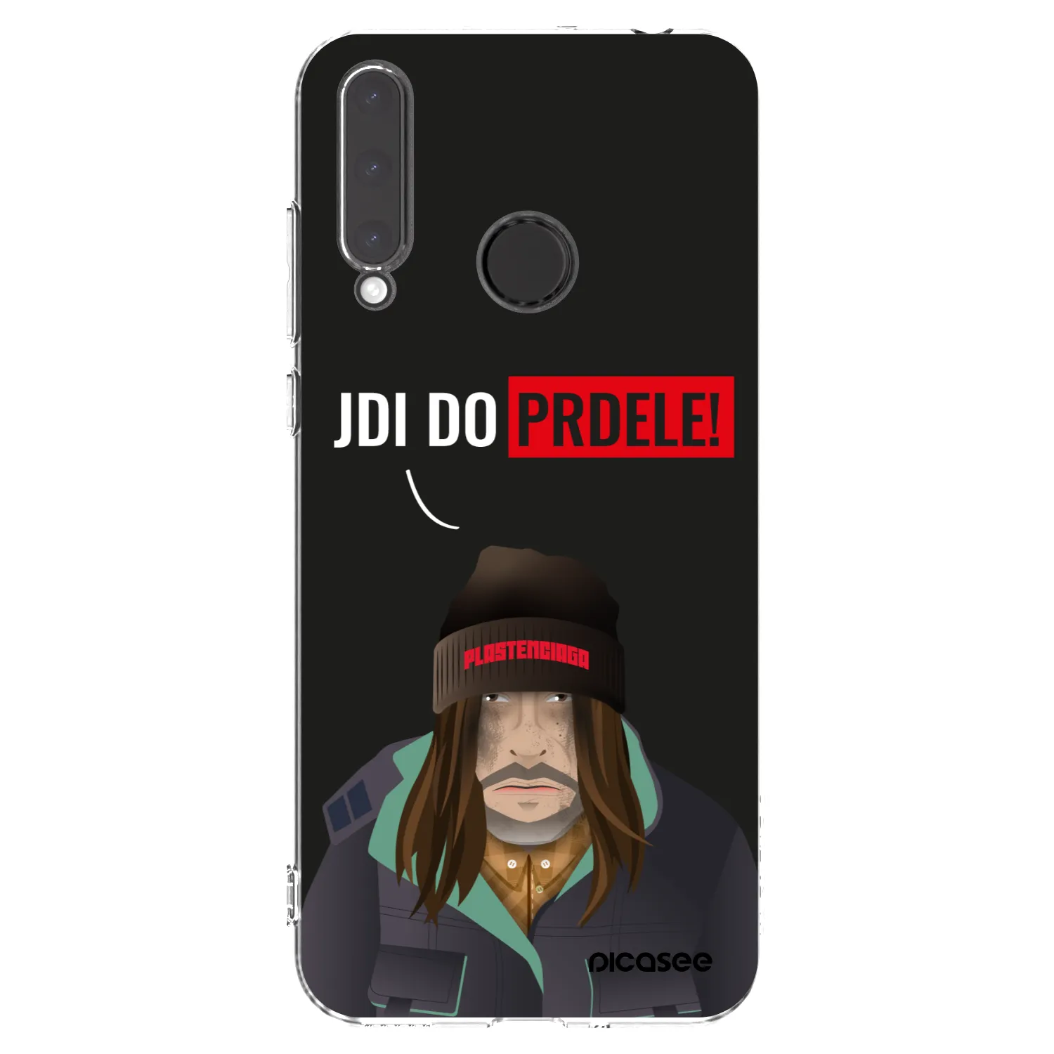 Picasee silikónový prehľadný obal pre Honor 20 Lite - Bezďák