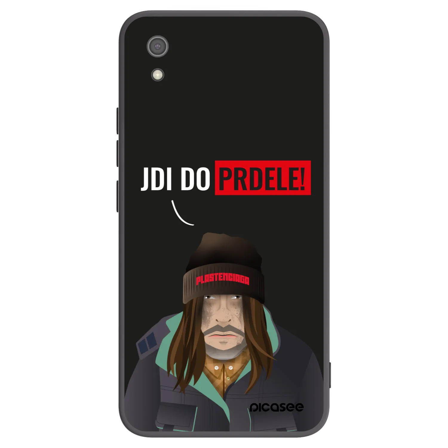 Picasee silikónový čierny obal pre Xiaomi Redmi 7A - Bezďák