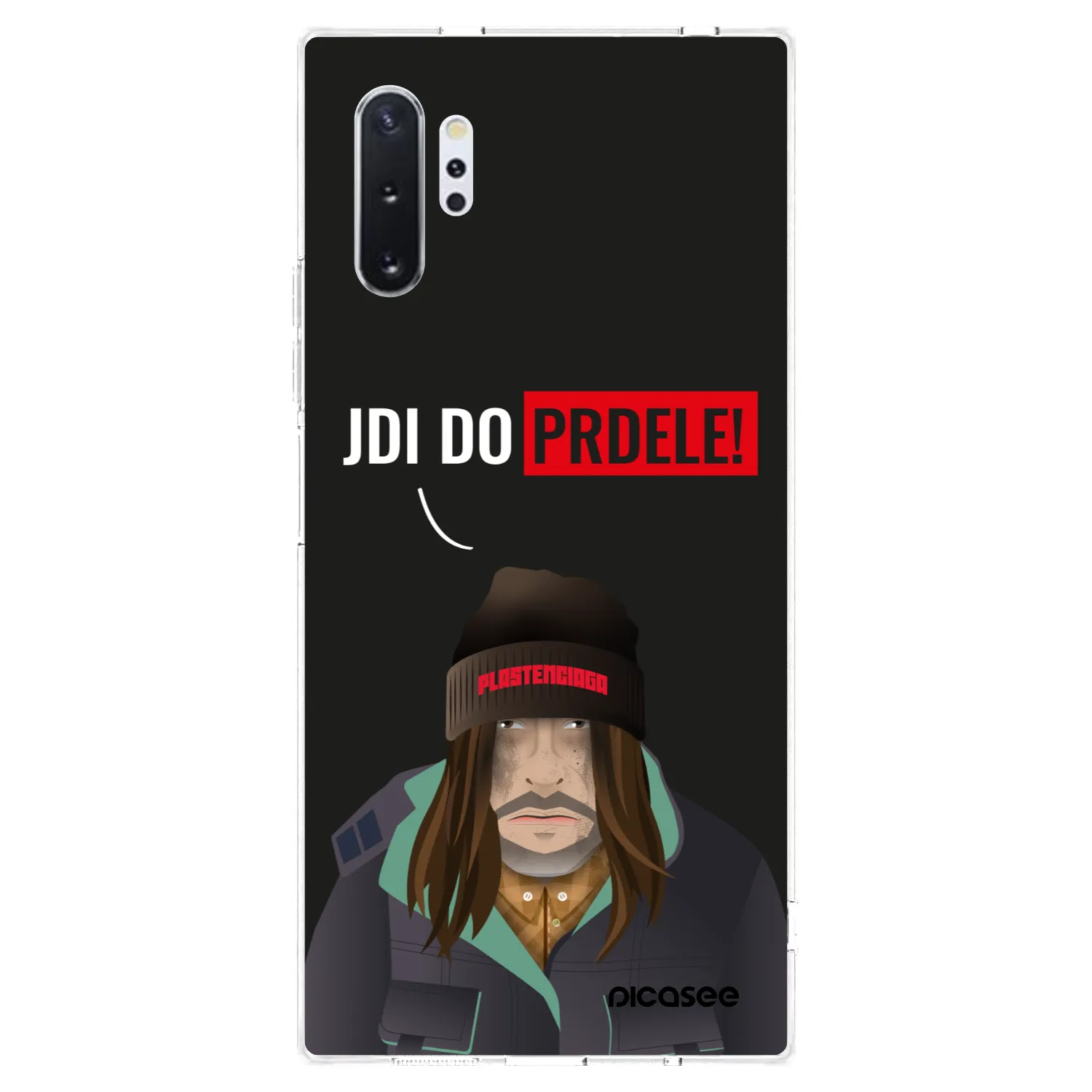 Picasee silikónový prehľadný obal pre Samsung Galaxy Note 10+ N975F - Bezďák