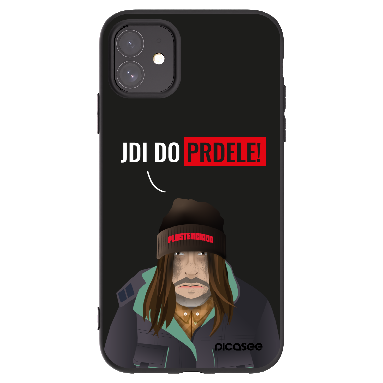 Picasee silikónový čierny obal pre Apple iPhone 11 - Bezďák