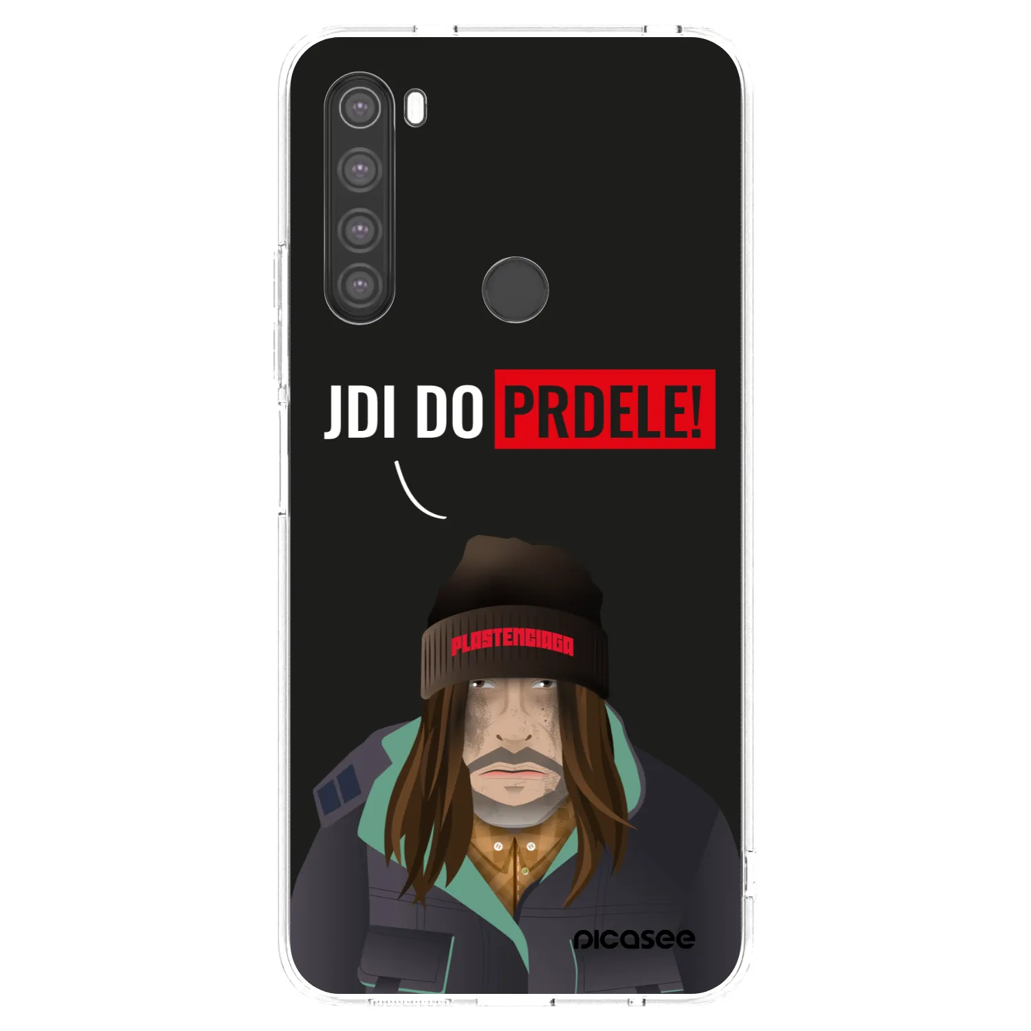 Picasee silikónový prehľadný obal pre Xiaomi Redmi Note 8 - Bezďák