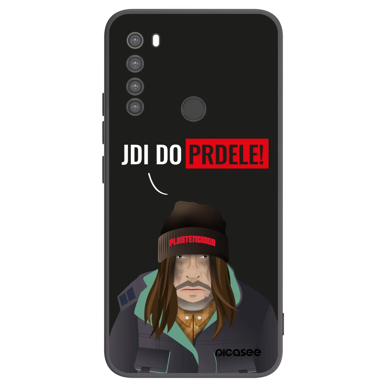 Picasee silikónový čierny obal pre Xiaomi Redmi Note 8 - Bezďák
