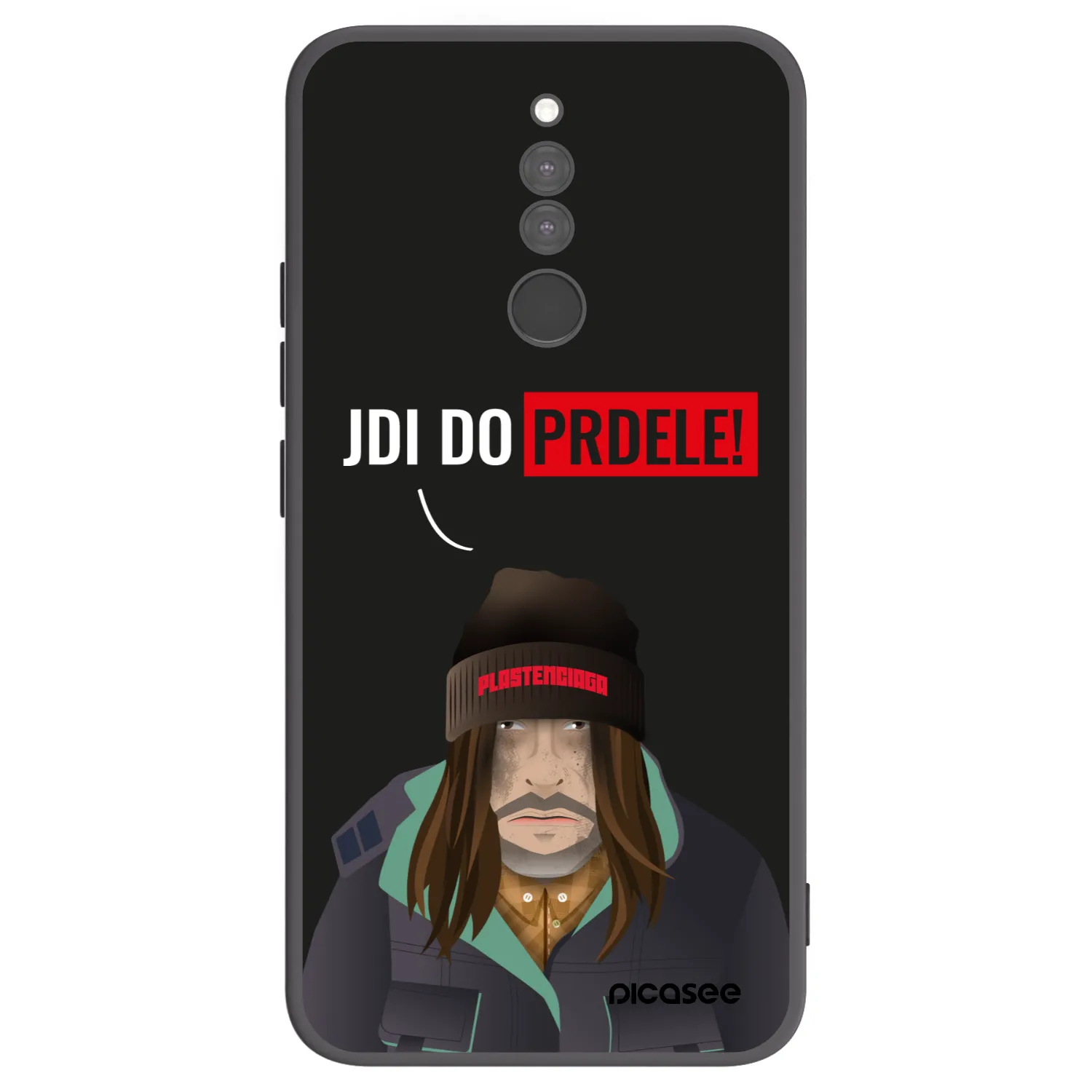 Picasee silikónový čierny obal pre Xiaomi Redmi 8 - Bezďák
