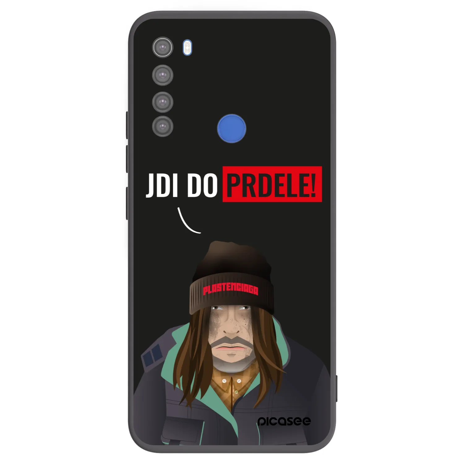 Picasee silikónový čierny obal pre Xiaomi Redmi Note 8T - Bezďák