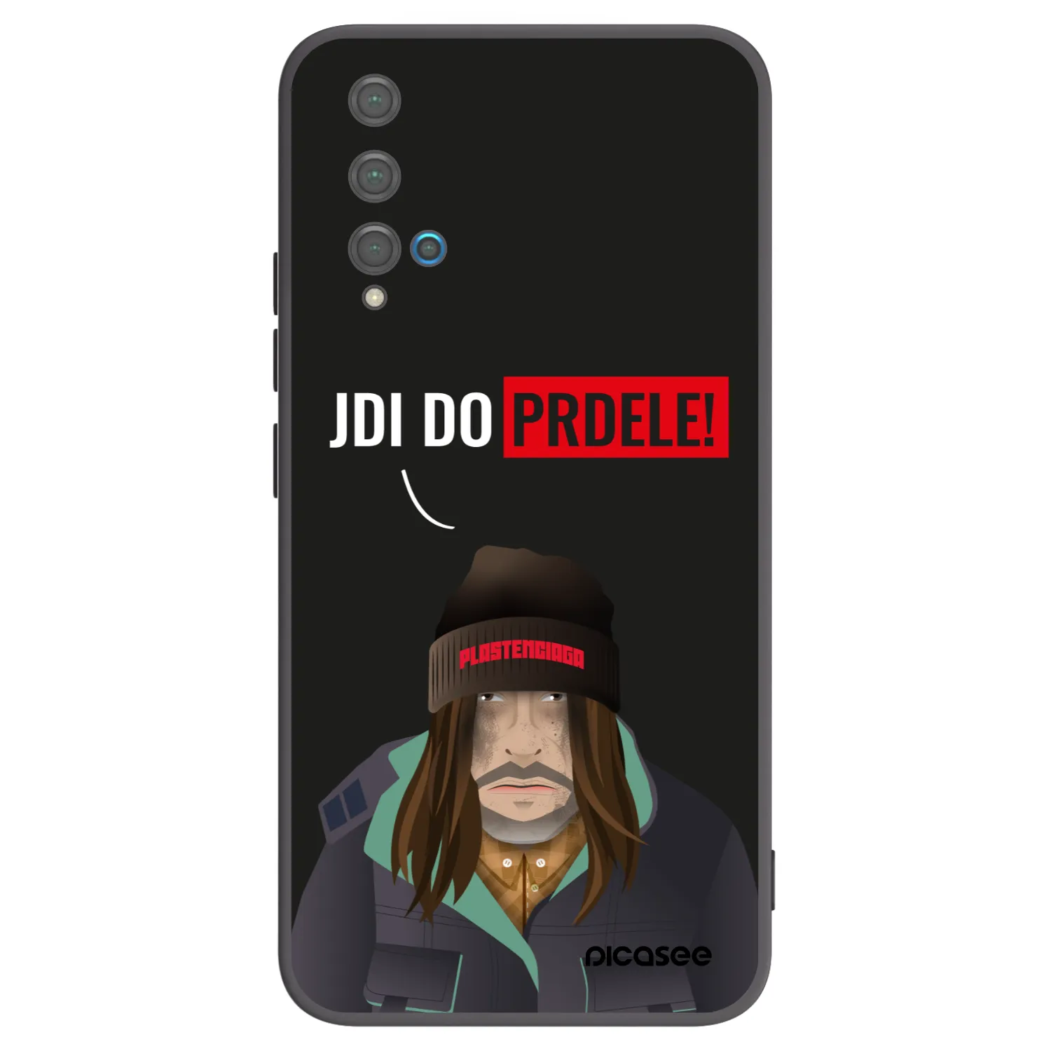 Picasee silikónový čierny obal pre Huawei Nova 5T - Bezďák