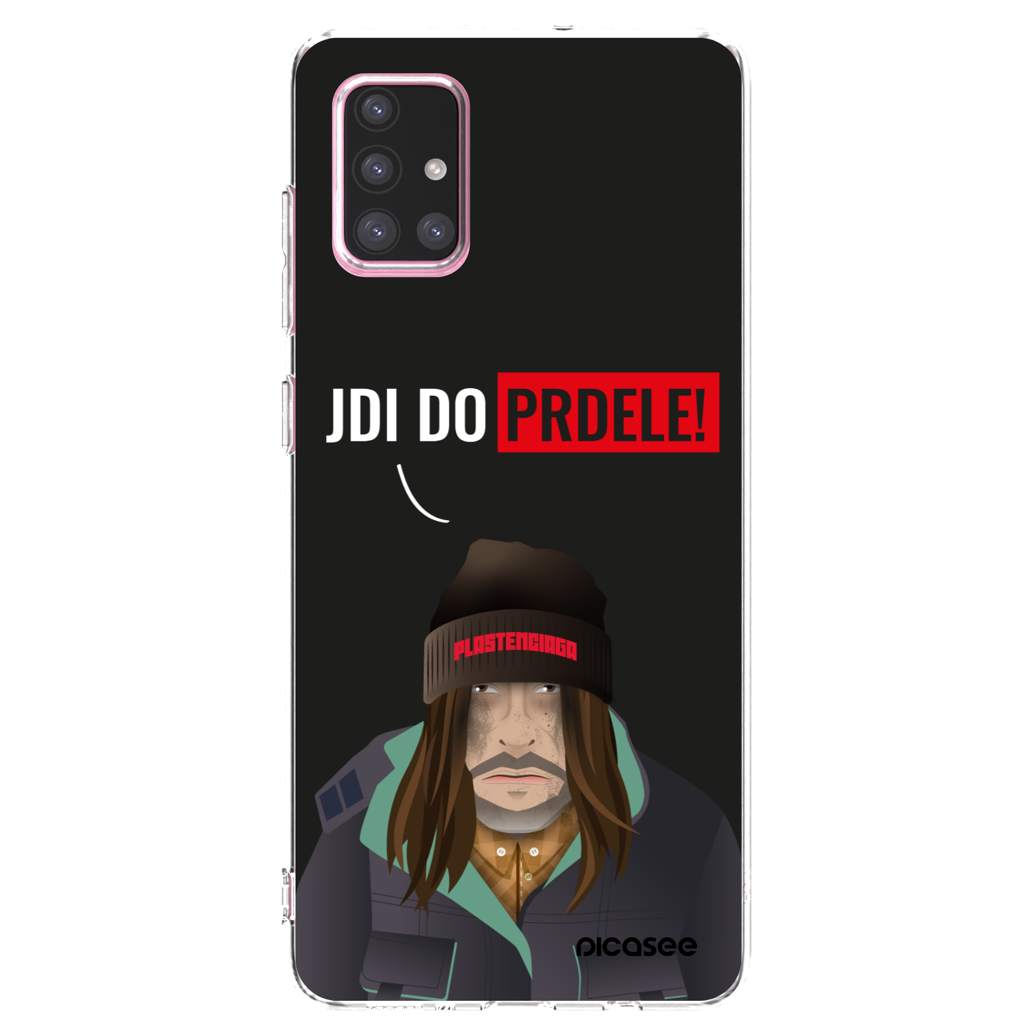 Picasee silikónový prehľadný obal pre Samsung Galaxy A71 A715F - Bezďák