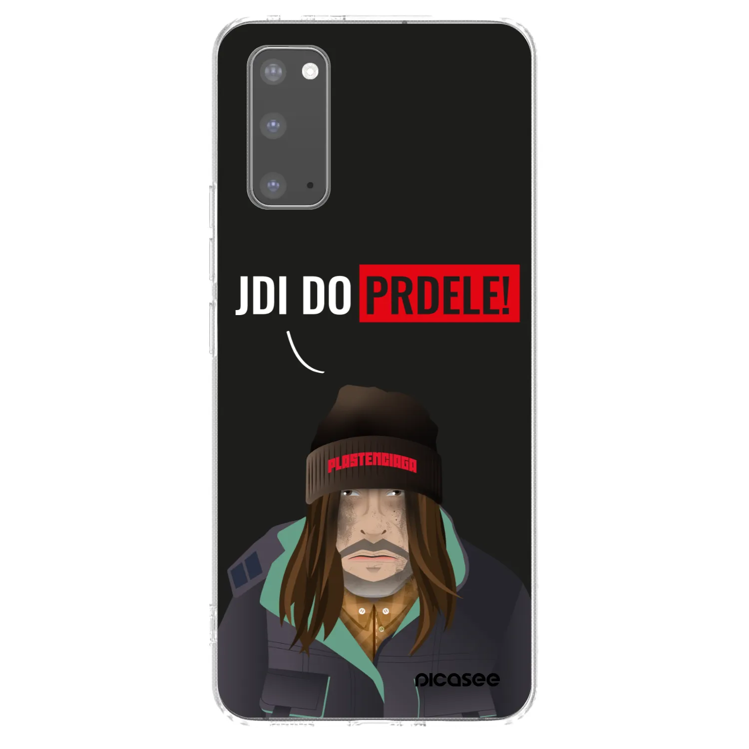 Picasee silikónový prehľadný obal pre Samsung Galaxy S20 G980F - Bezďák