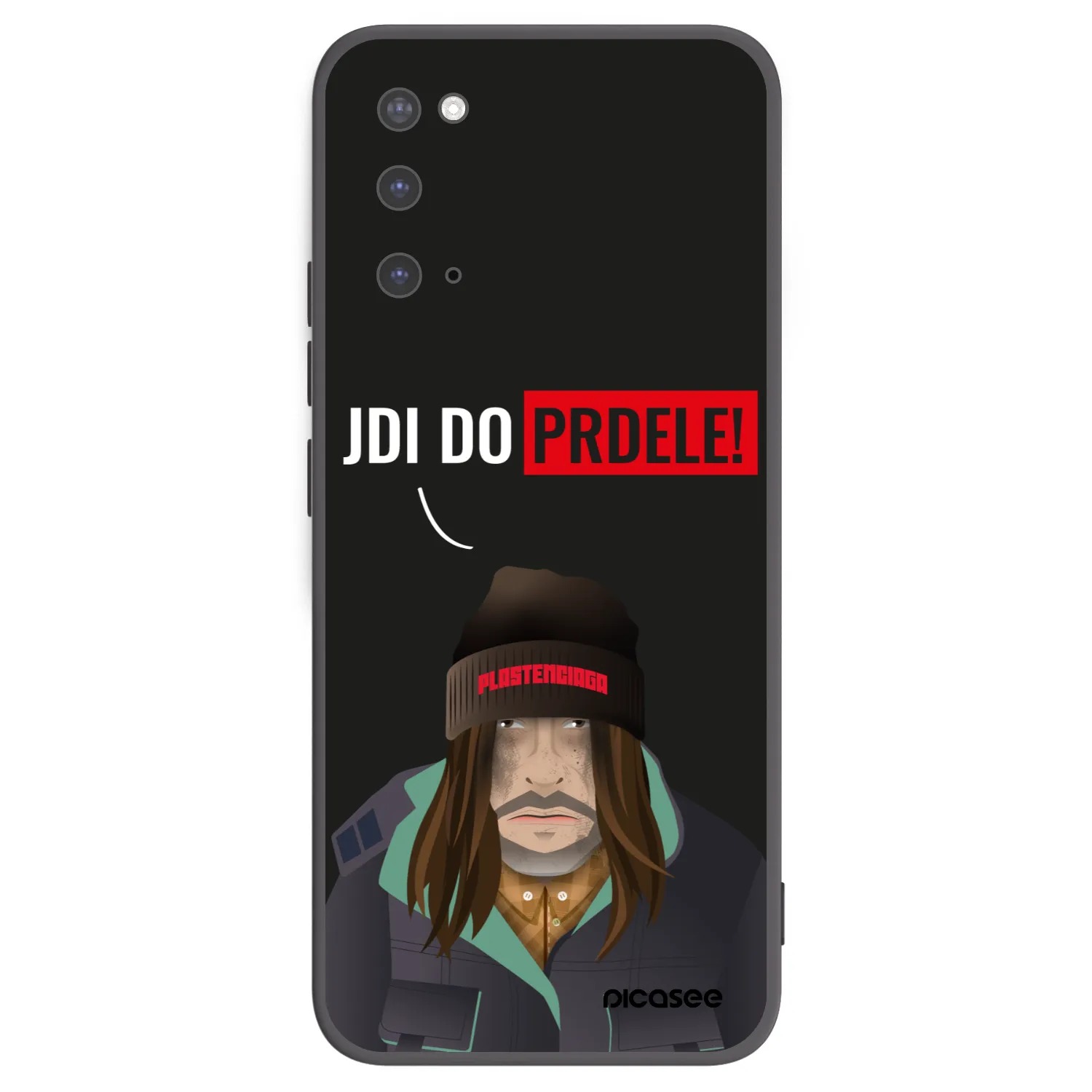 Picasee silikónový čierny obal pre Samsung Galaxy S20 G980F - Bezďák