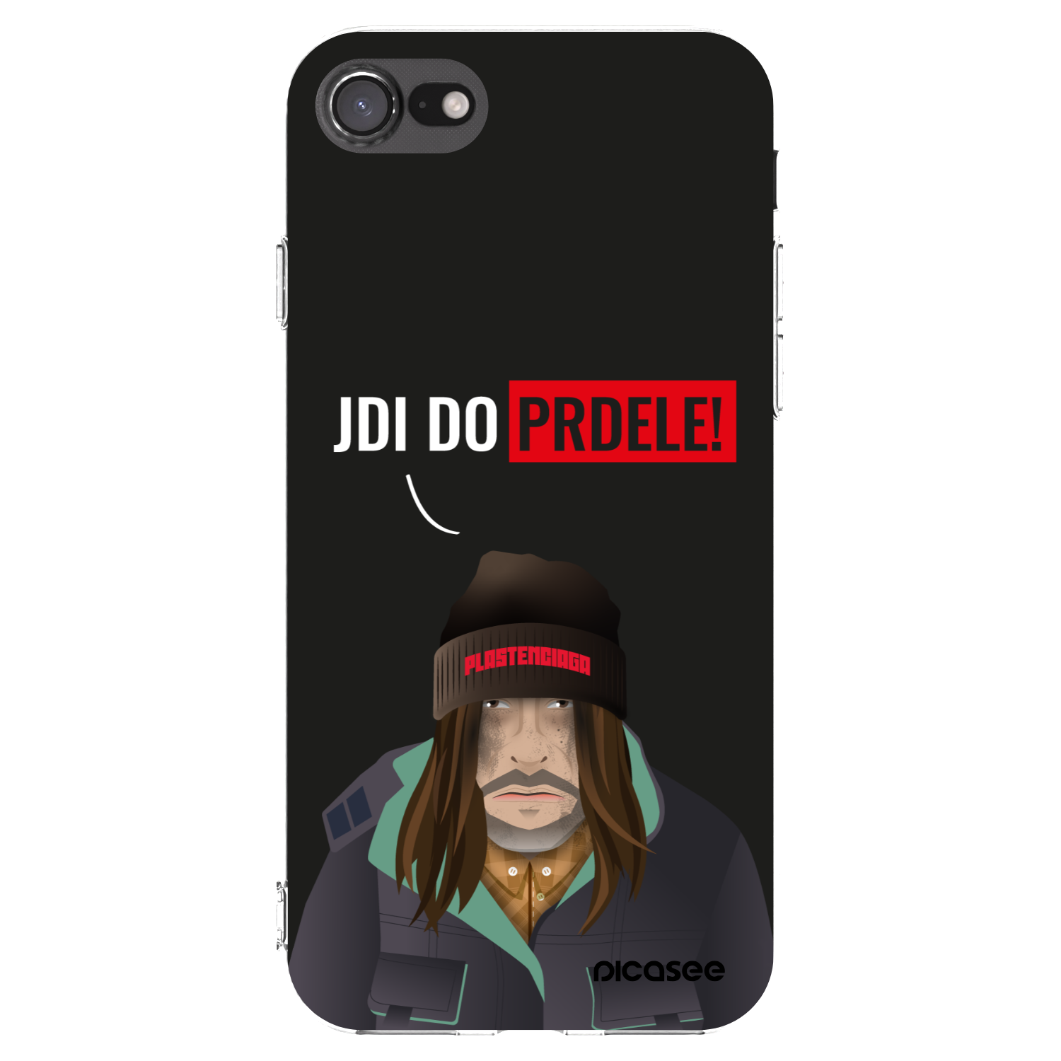 Picasee silikónový prehľadný obal pre Apple iPhone SE 2020 - Bezďák