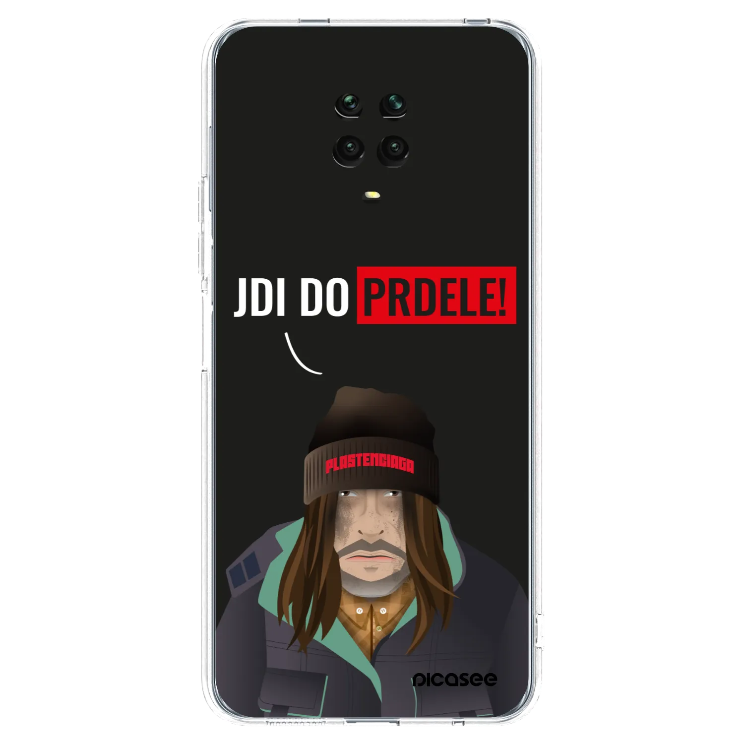 Picasee silikónový prehľadný obal pre Xiaomi Redmi Note 9 Pro - Bezďák