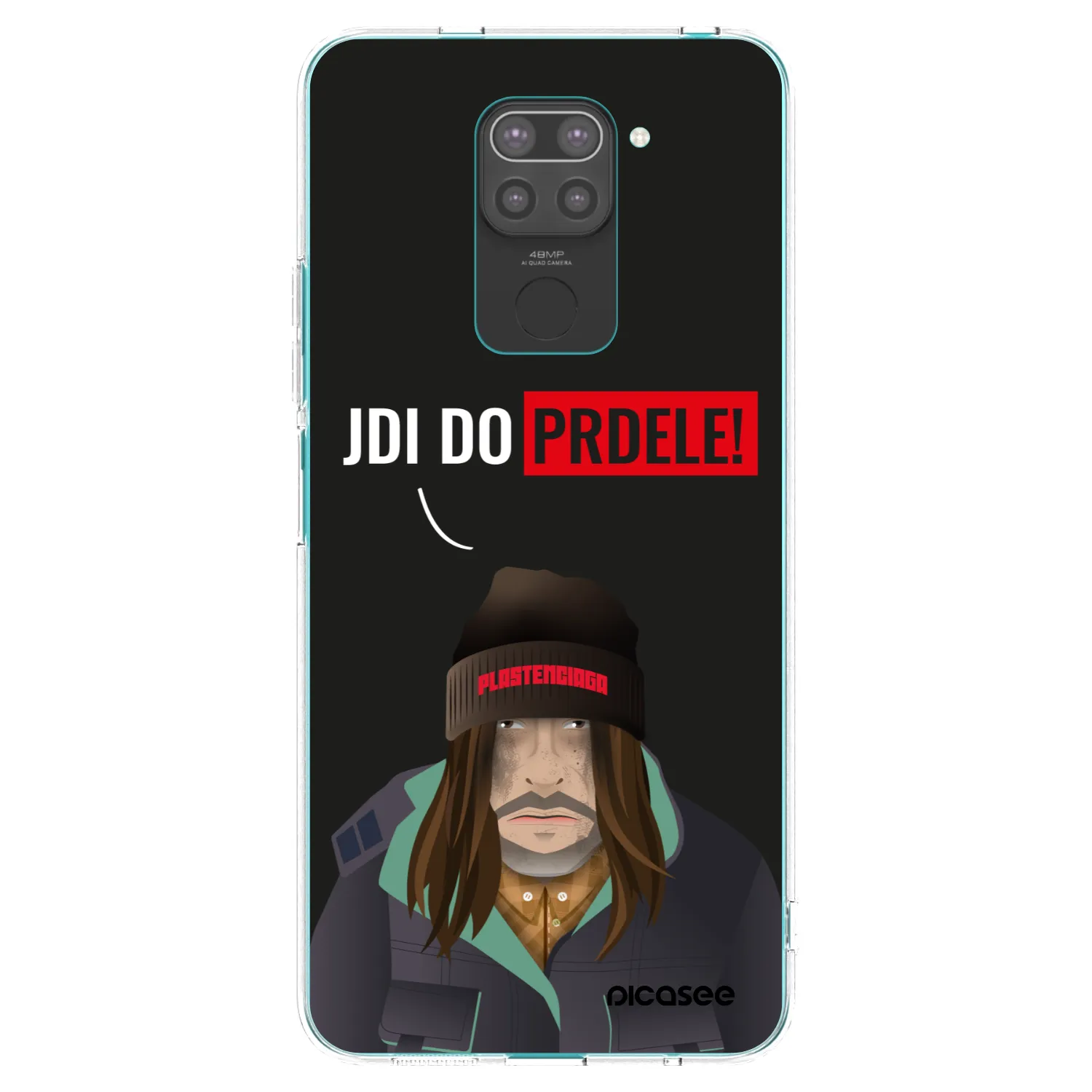 Picasee silikónový čierny obal pre Xiaomi Redmi Note 9 - Bezďák