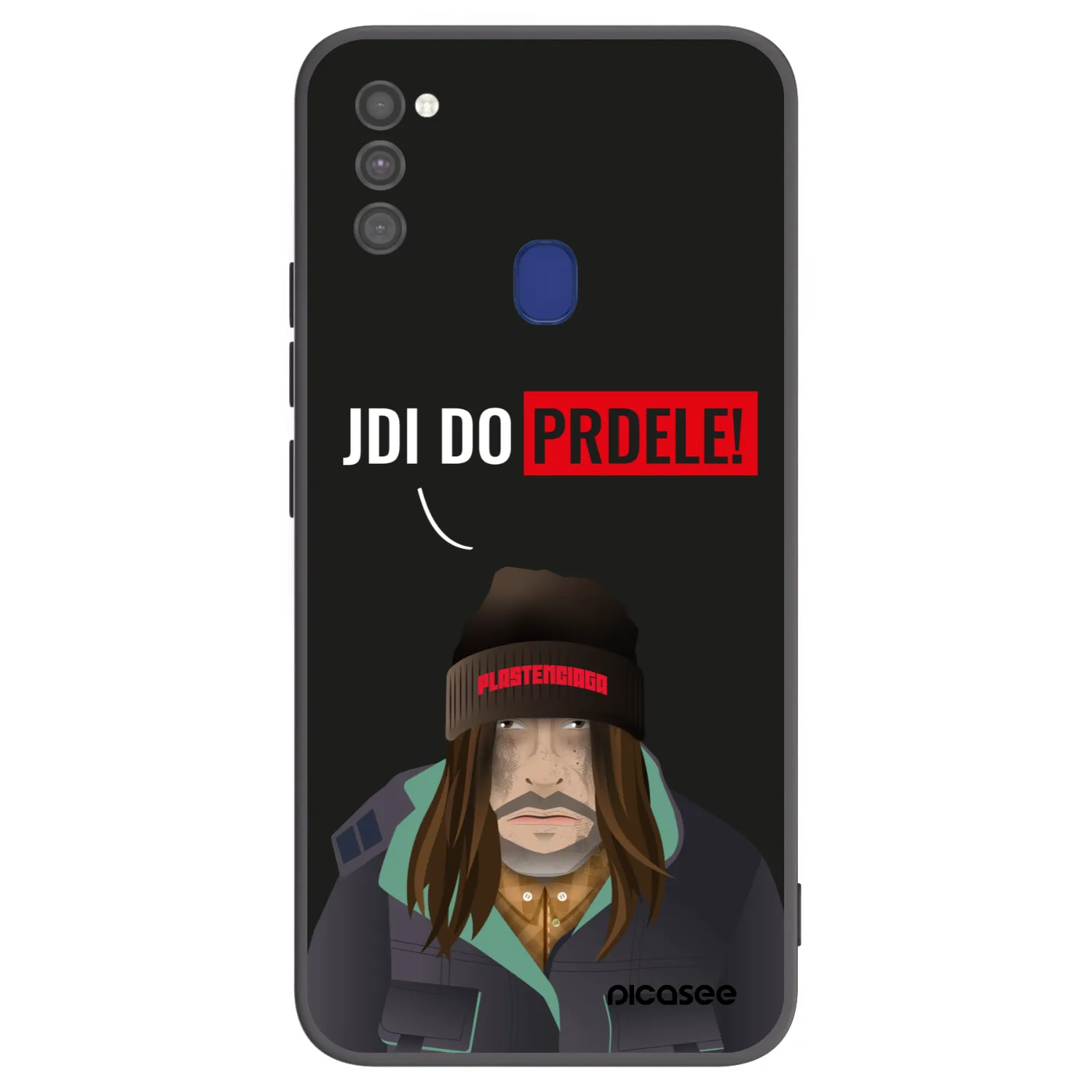 Picasee silikónový čierny obal pre Samsung Galaxy M21 M215F - Bezďák