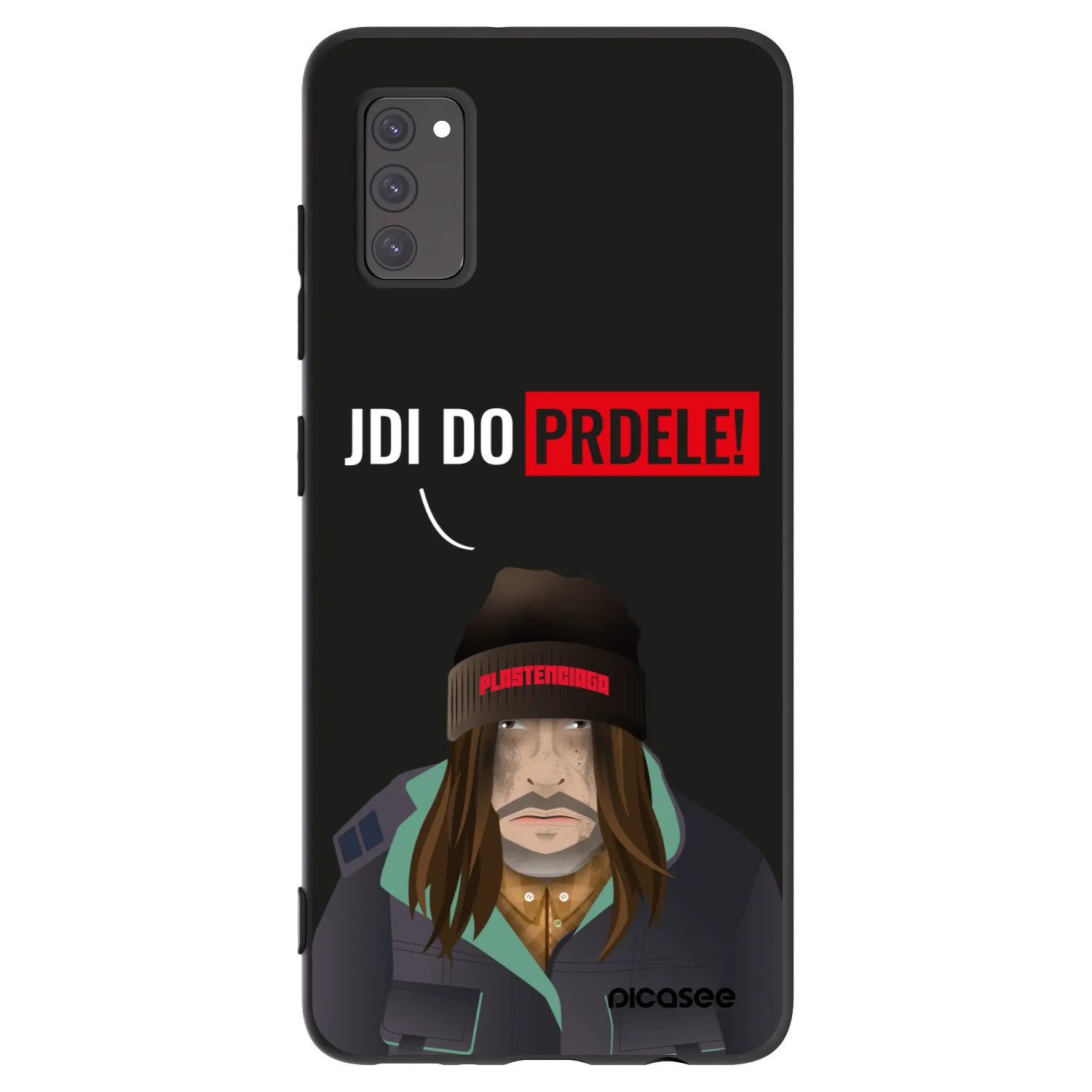 Picasee silikónový čierny obal pre Samsung Galaxy A41 A415F - Bezďák