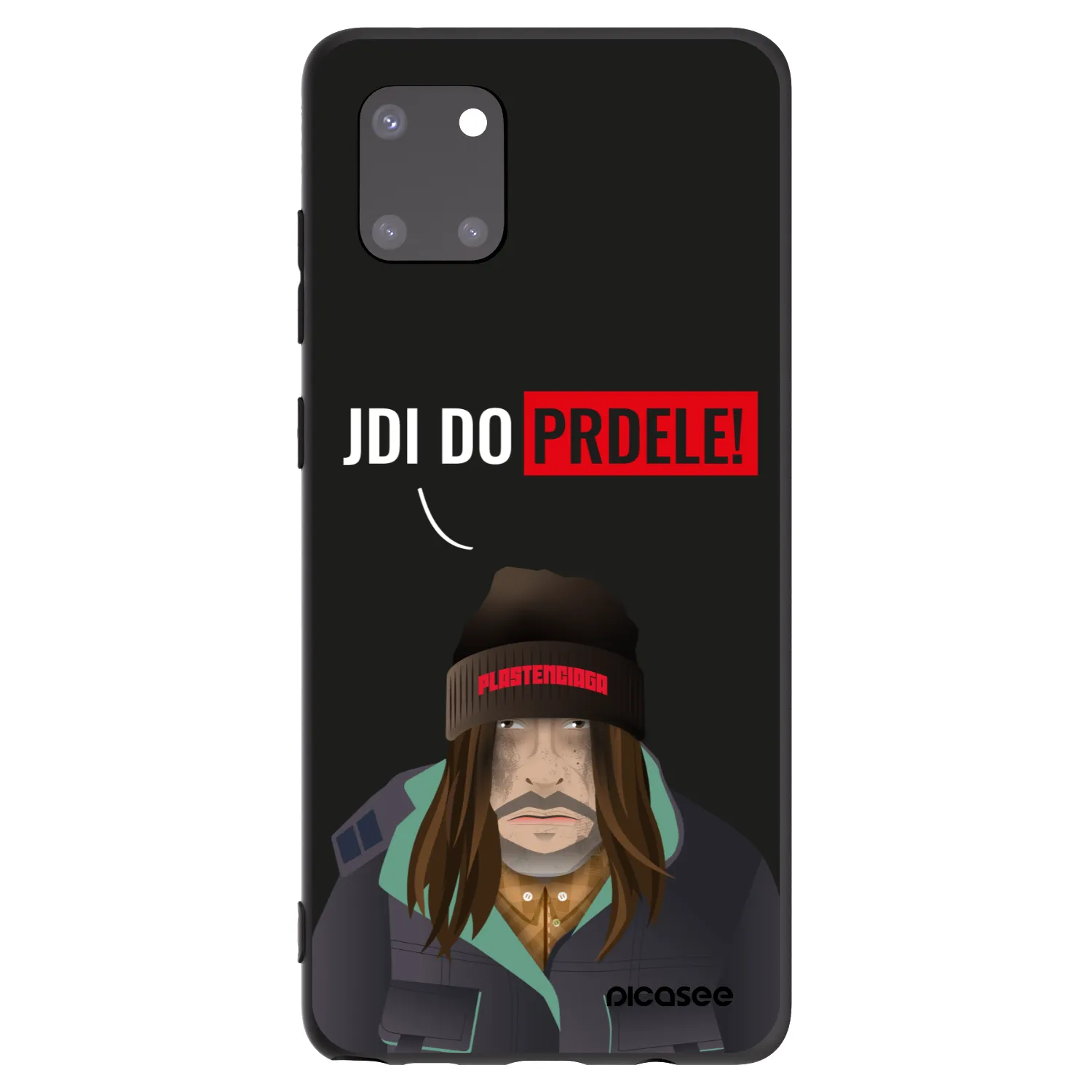Picasee silikónový čierny obal pre Samsung Galaxy Note 10 Lite N770F - Bezďák