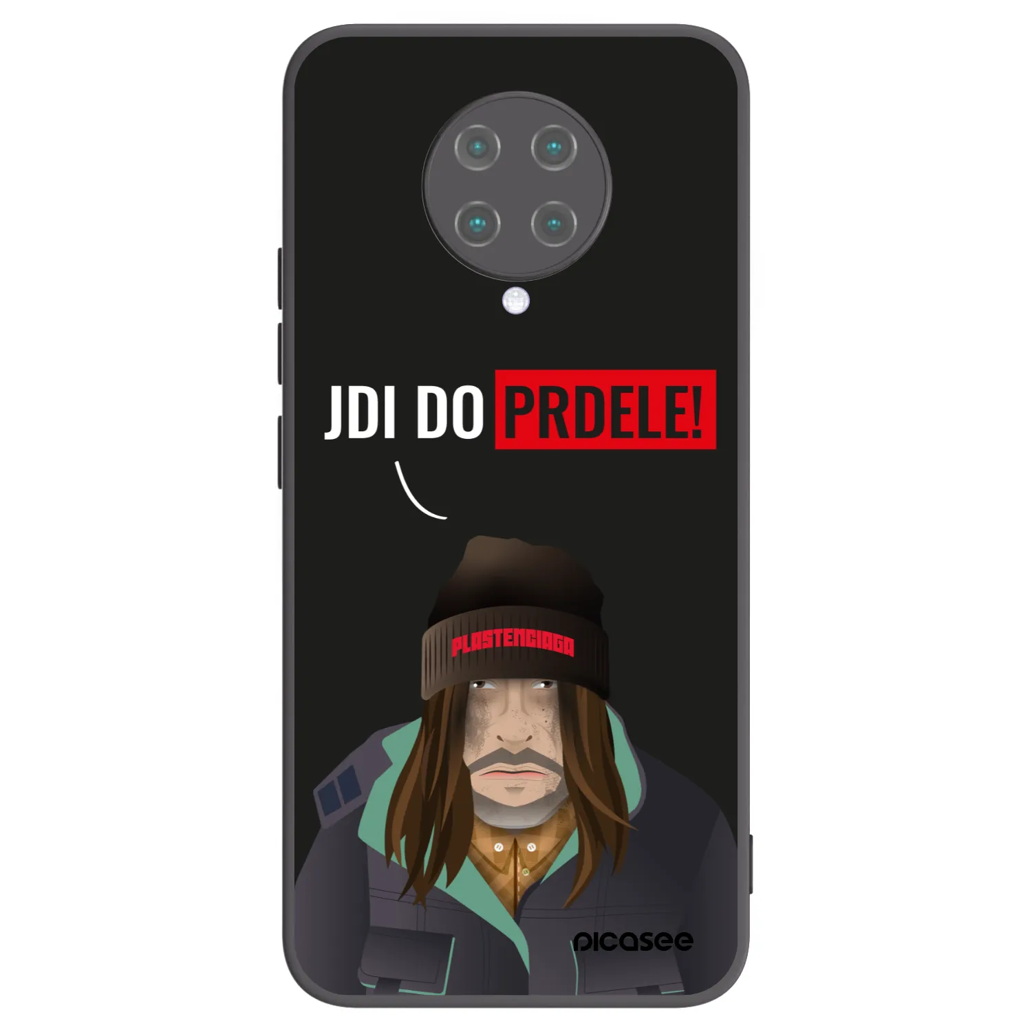 Picasee silikónový čierny obal pre Xiaomi Poco F2 Pro - Bezďák