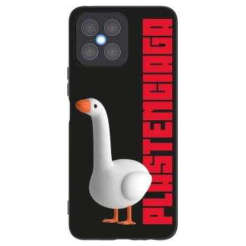 Picasee silikónový čierny obal pre Honor X8 4G - Kiky Ricky