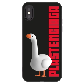 Picasee silikónový čierny obal pre Apple iPhone X/XS - Kiky Ricky