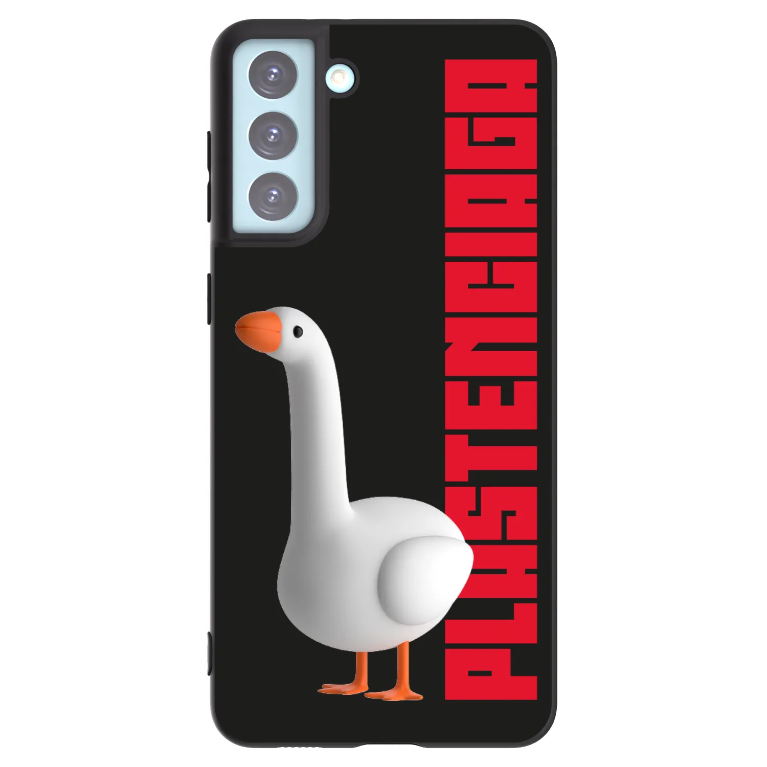 Picasee silikónový čierny obal pre Samsung Galaxy S21+ 5G G996F - Kiky Ricky