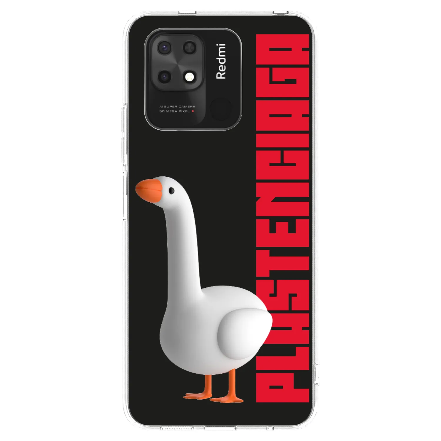 Silikónový prehľadný obal pre Xiaomi Redmi 10C - Kiky Ricky