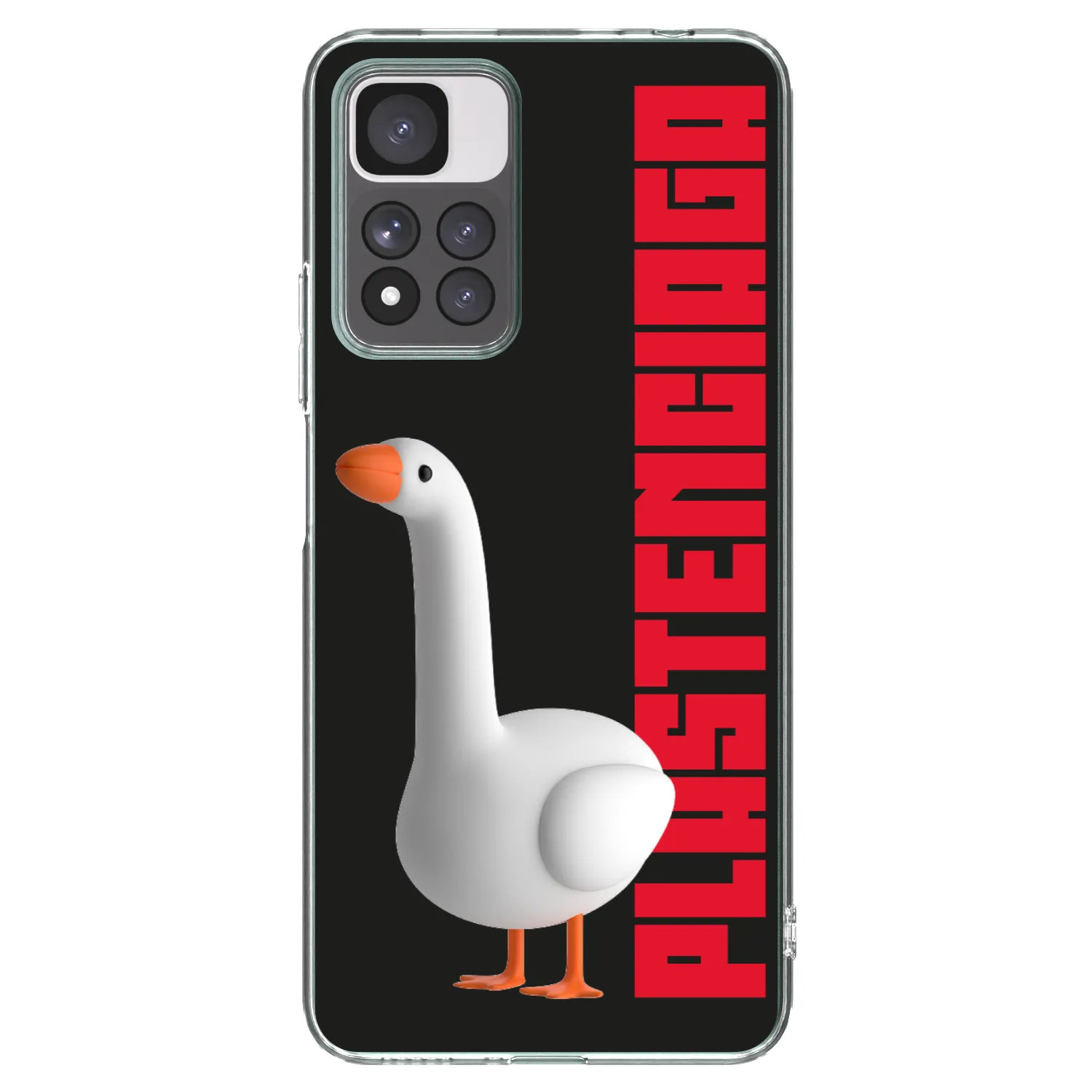 Picasee silikónový prehľadný obal pre Xiaomi Redmi Note 11 Pro+ 5G - Kiky Ricky