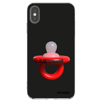 Picasee silikónový prehľadný obal pre Apple iPhone XS Max - Le Dudel