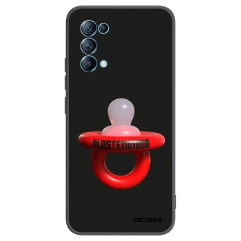 Picasee silikónový čierny obal pre OPPO Reno 5 5G - Le Dudel