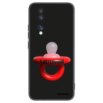 Picasee silikónový čierny obal pre Honor 70 - Le Dudel