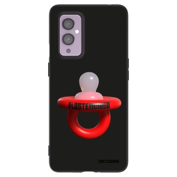 Picasee silikónový čierny obal pre OnePlus 9 - Le Dudel