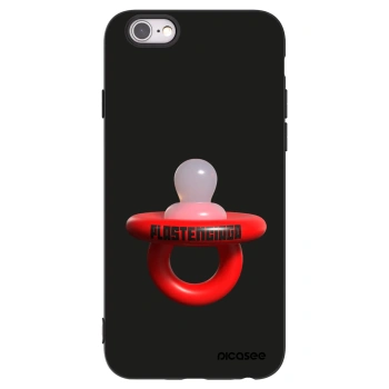 Picasee silikónový čierny obal pre Apple iPhone 6/6S - Le Dudel