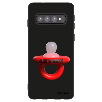 Picasee silikónový čierny obal pre Samsung Galaxy S10 G973 - Le Dudel