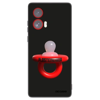 Picasee silikónový čierny obal pre Motorola Edge 50 Fusion - Le Dudel