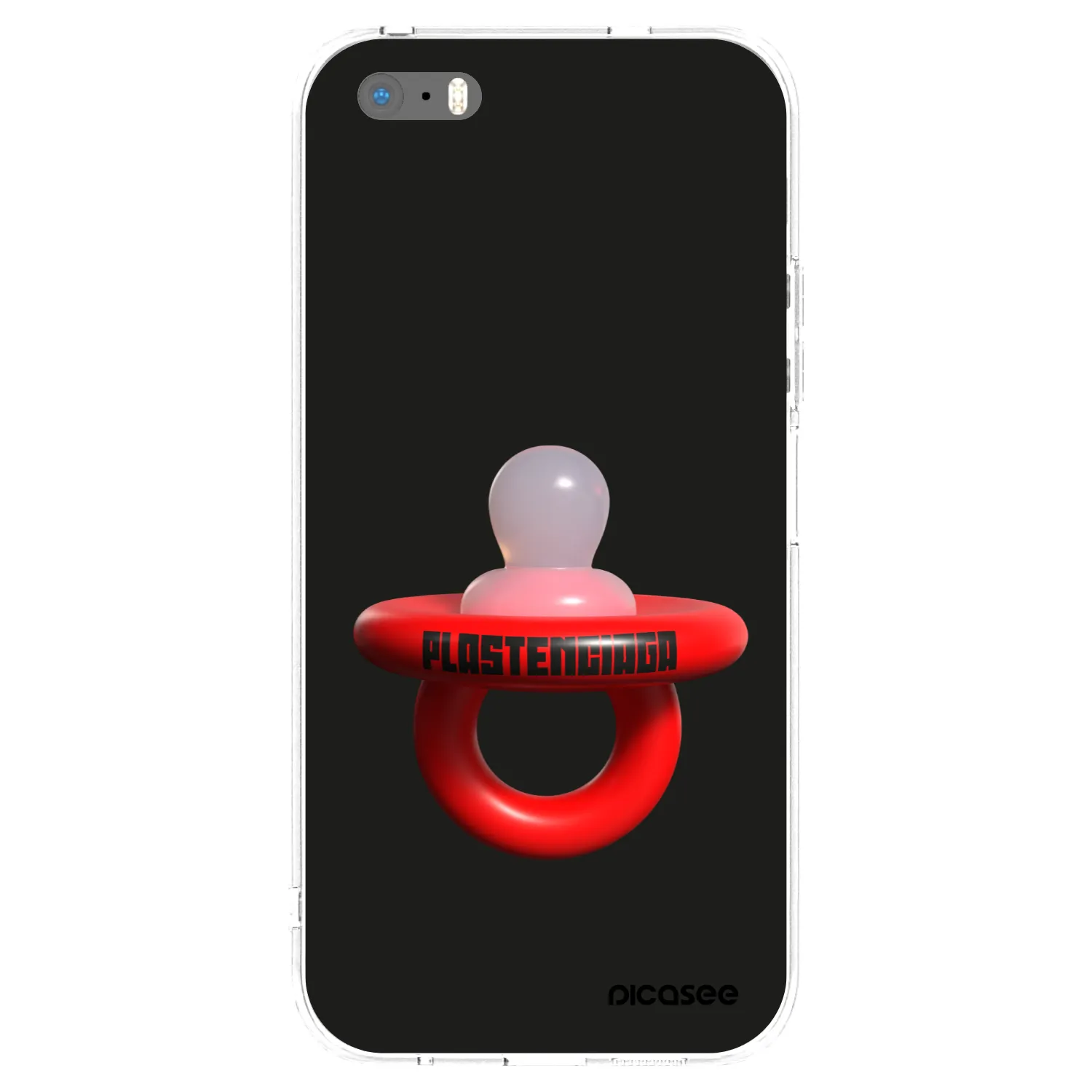 Picasee silikónový prehľadný obal pre Apple iPhone 5/5S/SE - Le Dudel