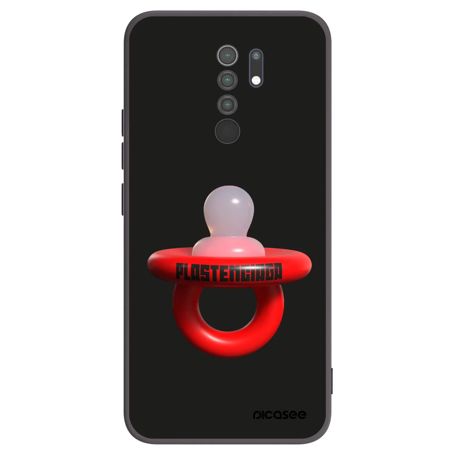 Picasee silikónový čierny obal pre Xiaomi Redmi 9 - Le Dudel